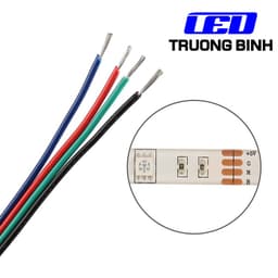 DÂY ĐIỆN 4 LÕI MẠ THIẾC SM4PIN DÀNH CHO LED RGB 7 MÀU VÀ LED FULL MÀU 4PIN 6