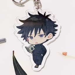 (mua 1 tặng 1) Móc khóa JUJUTSU KAISEN Chú Thuật Hồi Chiến ver ĐỨNG anime chibi xinh xắn Mica trong acrylic 3
