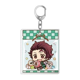 (mua 1 tặng 1) Móc khóa Kimetsu no Yaiba Thanh gươm diệt quỷ ver gắp thú in hình anime chibi 3