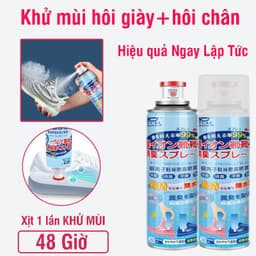 Bình Xịt Khử Mùi Hôi Chân Hôi Giày Hạn Chế MỒ HÔi CHÂN Kháng Khuẩn Mát Lạnh Hương Thêm Giữ Cực Lâu Dài 3