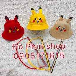 [Bé 2-6 tuổi] Mũ bucket vành chống giọt bắn trẻ em, vòng đầu 51cm, tấm chắn có thể tháo rời, chất mát, có dây quai nón 7
