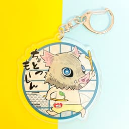 (mua 1 tặng 1) ( Mica ) Móc khóa KIMETSU NO YAIBA THANH GƯƠM DIỆT QUỶ VER CỬA SỔ quà tặng dễ thương 4