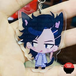 (mua 1 tặng 1) Móc khóa in hình TOKYO REVENGERS  ver TAI THÚ Kịch Trường Của Takemichi anime chibi xinh xắn 5