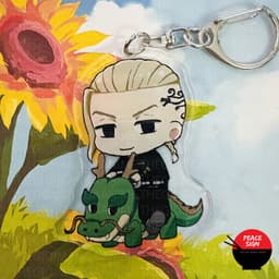 (mua 1 tặng 1) ( mica ) Móc khóa TOKYO REVENGERS ver CƯỠI THÚ Kịch Trường Của Takemichi anime chibi độc đáo 4