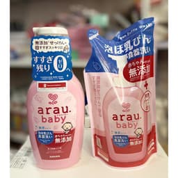 Nước rửa bình sữa ARAU BABY an toàn cho bé Chai 500ml-Túi 450ml 7