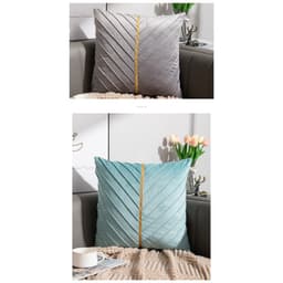 Gối tựa lưng sofa cao cấp GÂN RUY BĂNG chất liệu nhung lụa LiMinHo Shop 9