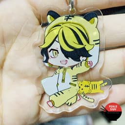 (Mua 1 tặng 1) Móc khóa mica TOKYO REVENGERS ver MẶC ĐỒ THÚ anime chibi xinh xắn Kịch Trường Của Takemichi 4