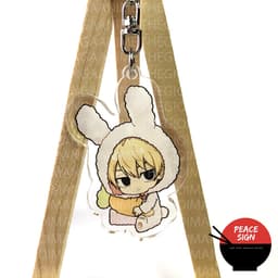 (mua 1 tặng 1) Móc khóa in hình TOKYO REVENGERS ver TAI THỎ Kịch Trường Của Takemichi anime chibi Mica trong acrylic 6