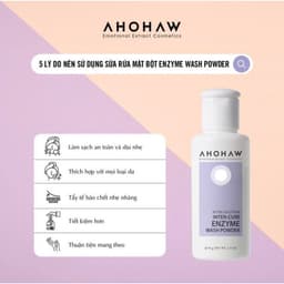 Sữa rửa mặt dạng bột enzyme Ahohwa After Solution Inten-Cure Enzyme Wash Powder 5