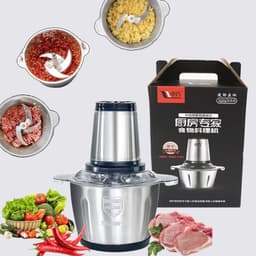 [BH 1NĂM] TRỌN BỘ Máy xay thịt, máy xay đa năng, công suất 250W, TRỤC INOX, cối inox304, 4 lưỡi dao, XAY ĐƯỢC CUA 2