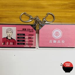 (mua 1 tặng 1) Móc khóa anime mica HAIKYUU! Vua Bóng Chuyền ver THẺ hình in 2 mặt 5