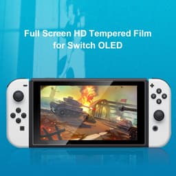 [Ảnh Thật] Kính CL Máy Game Nintendo Switch OLED 7" Trong Suốt Cường Lực 2.5D Phủ Nano 7