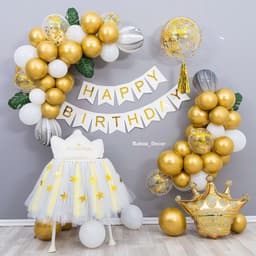 Bóng vương miện trang trí sinh nhật size to và size nhỏ 6
