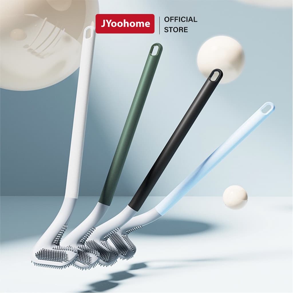 Chổi Cọ Nhà Vệ Sinh JYoohome Cây Cọ Toilet Bồn Cầu Bằng Silicon Tiện Ích Vệ Sinh Nhà Cửa