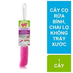 Cây cọ rửa bình, chai lọ Scotch Brite 3M đa năng - Không gây trầy xước, lớp mút cao cấp lấy sạch vết bẩn 2