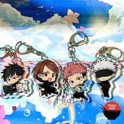(mua 1 tặng 1) ( M1 ) Móc khóa JUJUTSU KAISEN cute CHÚ THUẬT HỒI CHIẾN anime chibi mica trong acrylic 1