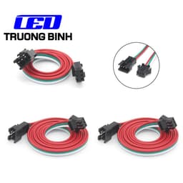 DÂY NỐI MỞ RỘNG 3PIN ĐỰC CÁI SM3PIN CHO LED FULL MÀU WS2811 WS2812B UCS1903 WS2815 1