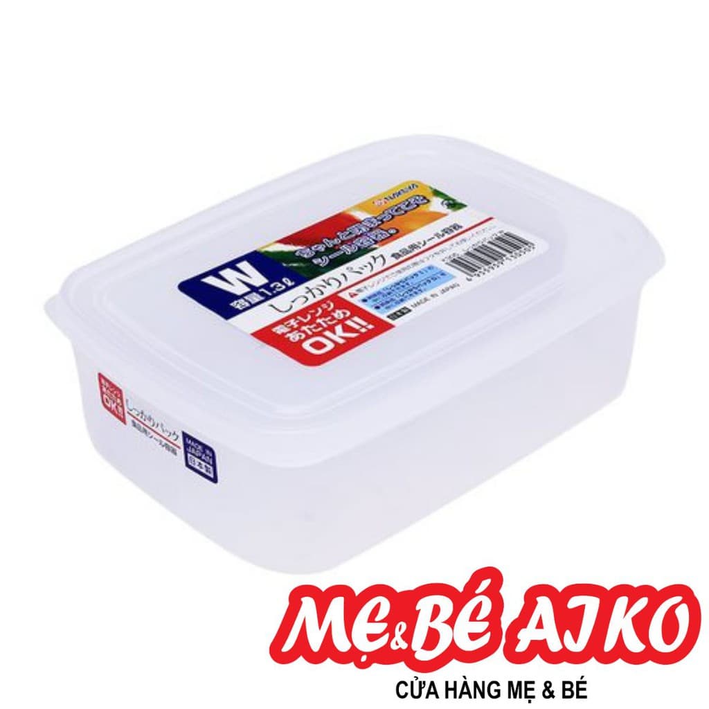Hộp đựng thực phẩm 1.3L nắp dẻo Nakaya chịu được Nhiệt