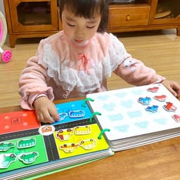 Học liệu busy book bóc dán toán thông minh cho bé phát triển tư duy toán học 3
