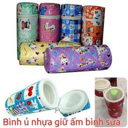 Bình ủ sữa đơn cổ hẹp 260ml lõi nhựa, ủ sữa ủ cháo an toàn cho bé nhỏ 5