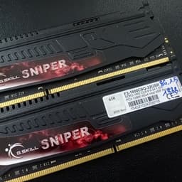 RAM TẢN NHIỆT 8GB DDR3 BUS XMP 1600 ram bộ hiệu G SKILL SNIPER, hàng tháo máy chính hãng bảo hành 6 tháng 4