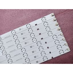 BỘ LED TIVI TOSHIBA 40L2450 HÀNG MỚI 100% , BỘ 4 THANH DÀI GỒM 8 KHÚC NỐI LẠI, MỖI KHÚC 6 BÓNG 3V 6