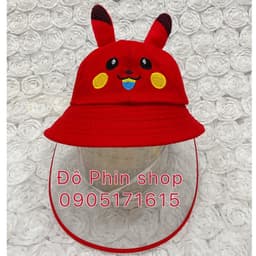 [Bé 2-6 tuổi] Mũ bucket vành chống giọt bắn trẻ em, vòng đầu 51cm, tấm chắn có thể tháo rời, chất mát, có dây quai nón 5