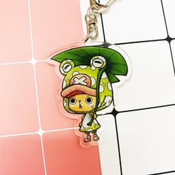 (Mua 1 tặng 1) Móc khóa One Piece Đảo Hải Tặc Chopper quà tặng Mica trong acrylic in hình anime chibi 2