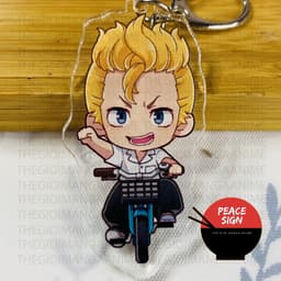 (mua 1 tặng 1) ( Mica trong acrylic ) Móc khóa TOKYO REVENGERS ver LÁI XE Kịch Trường Của Takemichi anime chibi 6