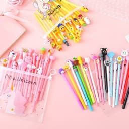 Combo 20 Bút Bi Nước Hoạt Hình Hot, Ngòi 0,5mm, Nhiều Mẫu Độc Đáo 6