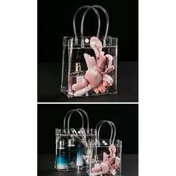 Túi trong suốt túi nhựa trong suốt đựng quà tặng, túi xách nhựa pvc đựng quà tặng tết sinh nhật giáng sinh 6