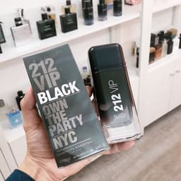 Nước Hoa Nam Carolina Herrera 212 Vip Black 100ml 4
