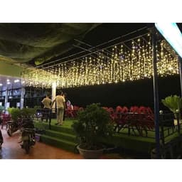 ''Đèn Rèm'' /6M thả 60cm/24 sợi Led Rủ  Trang Trí Ngoài Trời Trang Trí Nhà Cửa ''TH'' 7