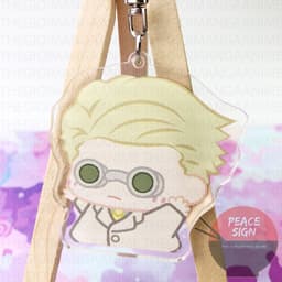 Mua 1 tặng 1 ( Mica trong acrylic ) Móc khóa anime JUJUTSU KAISEN Chú Thuật Hồi Chiến ver TẬP THỂ DỤC chibi anime 5