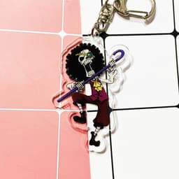 (Mua 1 tặng 1) Móc khóa One Piece Đảo Hải Tặc ver Stamped quà tặng Mica trong acrylic in hình anime chibi 2
