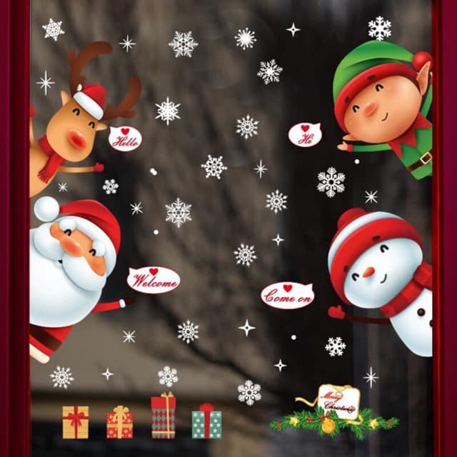 Decal dán tường Noel