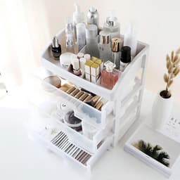 Kệ Đựng Mỹ Phẩm Đồ Trang Điểm Trang Sức 4 Tầng Ngăn Kéo Tiện Dụng 3