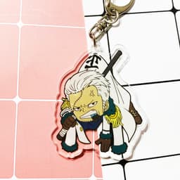 Mua 1 tặng 1 (Mica trong acrylic) Móc khóa One Piece Đảo Hải Tặc ver TREO NGƯỜI quà tặng dễ thương anime chibi 5