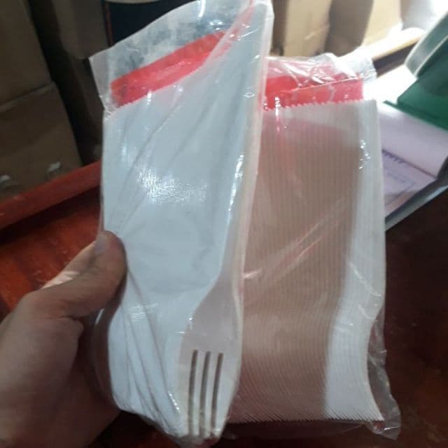 (COMBO 5 BỊCH =250 CÁI) Nĩa nhựa dùng 1 lần