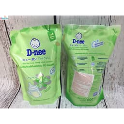 (Mẫu Mới) Nước Rửa Bình Sữa Organic D-nee, Dnee Rửa Cả Đồ Chơi, Rau Củ Quả, An Toàn Cho Bé Tui 550ml 5