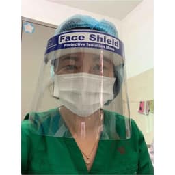 Kính Kiếng chắn giọt bắn chống bụi face shield hàng cao cấp - mặt gương trong suốt 8