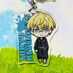 (mua 1 tặng 1) ( Mica ) Móc khóa in hình TOKYO REVENGERS ver LOGO Kịch Trường Của Takemichi anime chibi dễ thương 5