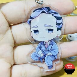 (Mua 1 tặng 1) Móc khóa mica TOKYO REVENGERS ver BONTEN ARC hình in 2 mặt 7