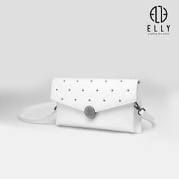 [Tặng hộp 20.10]  Túi Clutch nữ cao cấp da thật ELLY – EC60 2