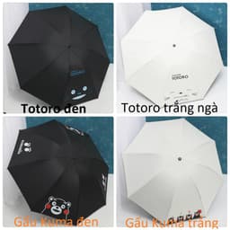 Ô chống tia UV đi mưa che nắng 2 lớp ( ô dù che mưa gấp gọn ) 6