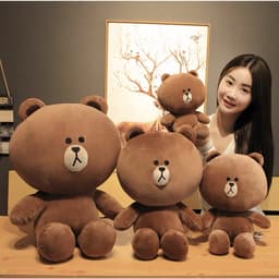 Gấu Bông Gấu Nâu Brown Cao Cấp, Mềm Mịn Không Xù Lông - Hàng Cao Cấp nhà MIU GẤU XINH 4