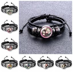 (mua 1 tặng 1) Vòng tay da lộn in hình SPY X FAMILY GIA ĐÌNH ĐIỆP VIÊN tiện lợi anime chibi xinh xắn thời trang 2