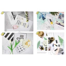 Poster 2 mặt chụp ảnh lookbook trang trí sản phẩm 27*20cm ( Poster mùa hè ) 6