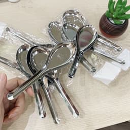 COMBO 10 THÌA PHỞ HOA SEN ĐẸP RẺ ( loại dày) 1