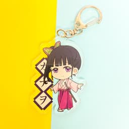 Mua 1 tặng 1 (Mica trong acrylic) Móc khóa KIMETSU NO YAIBA THANH GƯƠM DIỆT QUỶ VER KÈM BẢNG TÊN quà tặng xinh xắn 3